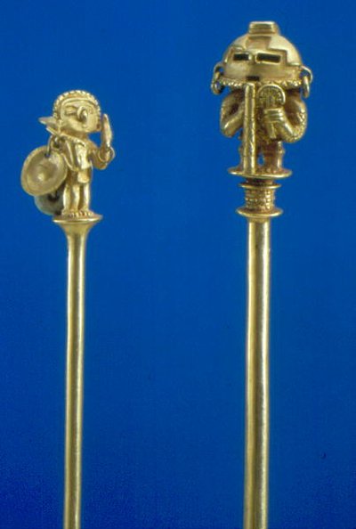 Early Calima Lime Dippers by Pre Columbian Pre Columbian